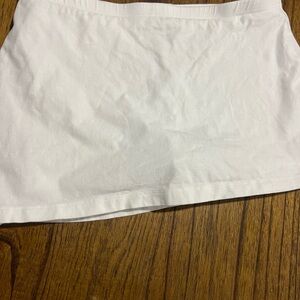 White Mini Skirt Urban Outfitters skort shorts